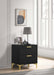 Kendall 2-drawer Nightstand Black and Gold image
