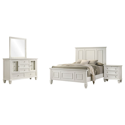 Sandy Beach 4 Pc Bedroom Set - Nick's Furniture (IL)