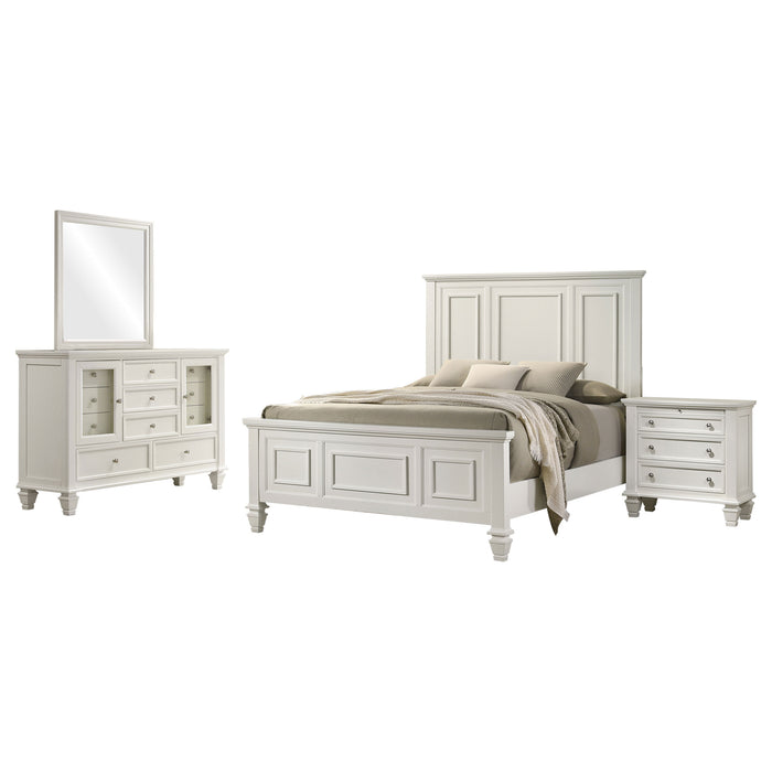 Sandy Beach 4 Pc Bedroom Set - Nick's Furniture (IL)