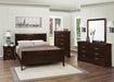 Louis Philippe 4 & 5 Piece Panel Bedroom Set with High Headboard E.king & Full - Nick's Furniture (IL)