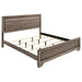Kauffman California King, E.king, & Queen Panel Bed Washed Taupe - Nick's Furniture (IL)