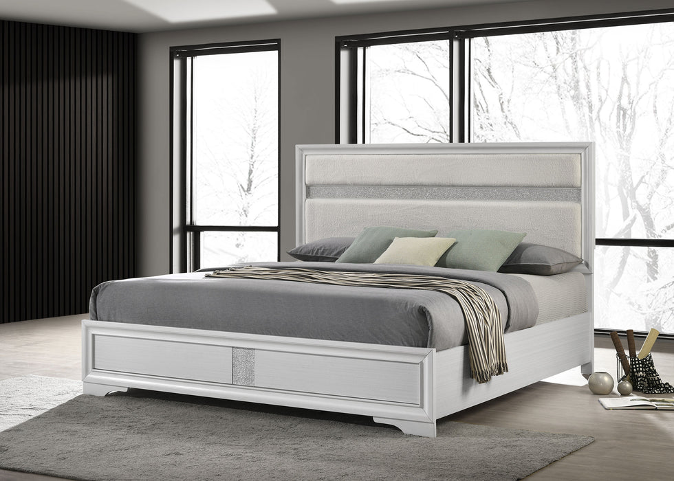 Miranda Eastern King Bed - Nick's Furniture (IL)