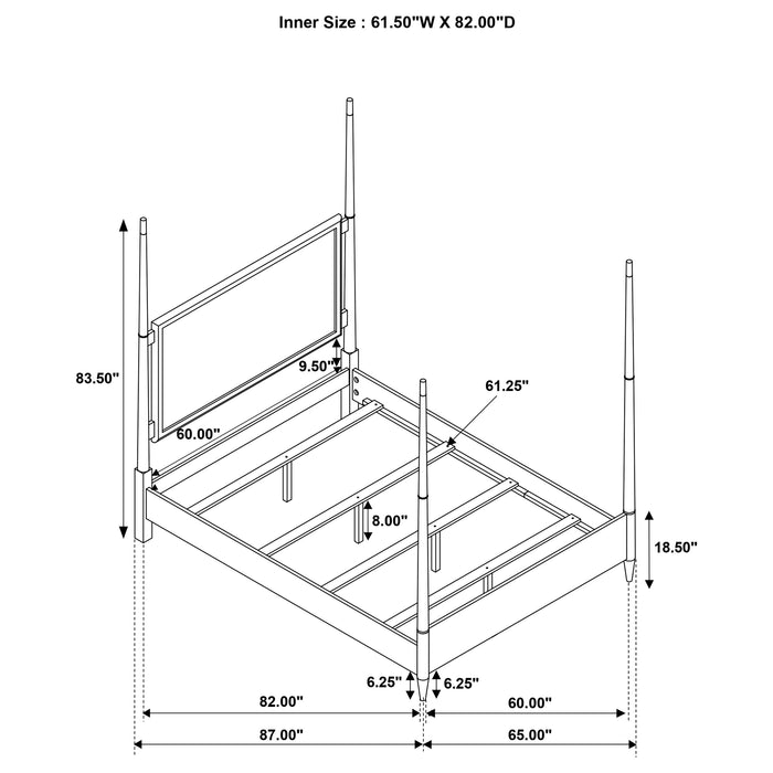 Emberlyn 4 Pc Bedroom Set - Nick's Furniture (IL)