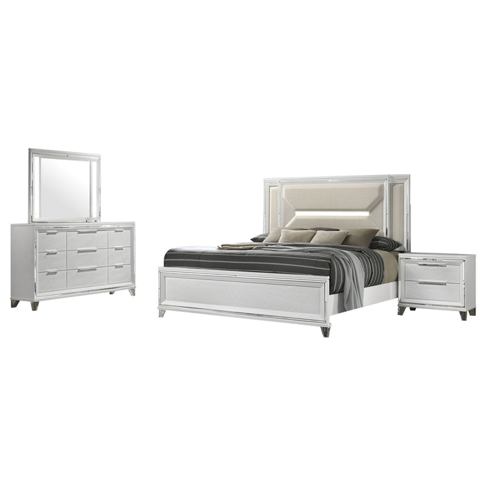 Marmore 4 Pc Bedroom Set - Nick's Furniture (IL)