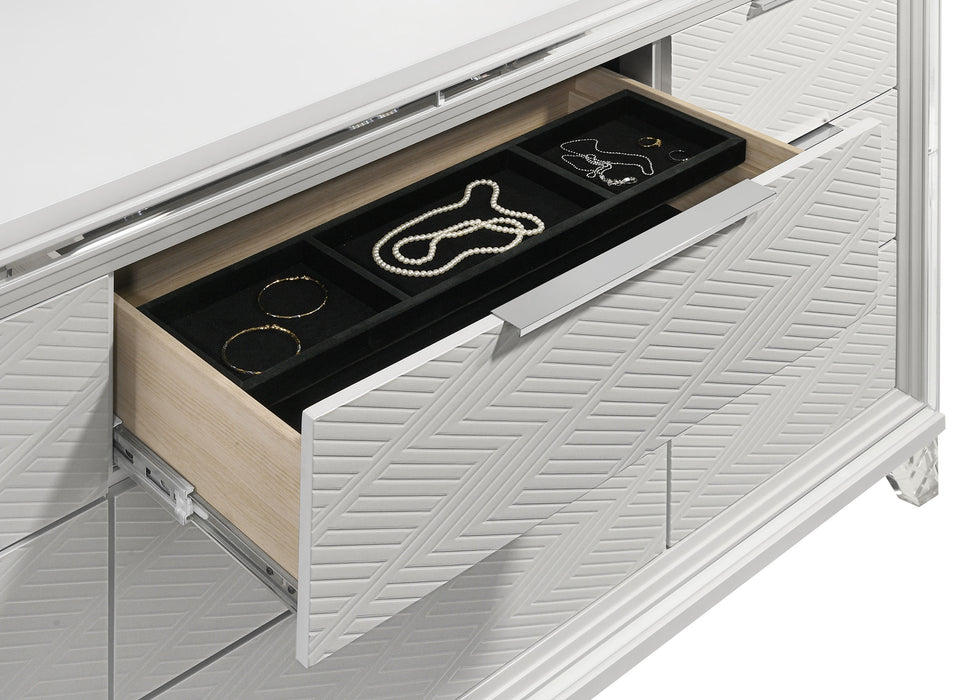 Marmore 4 Pc Bedroom Set - Nick's Furniture (IL)