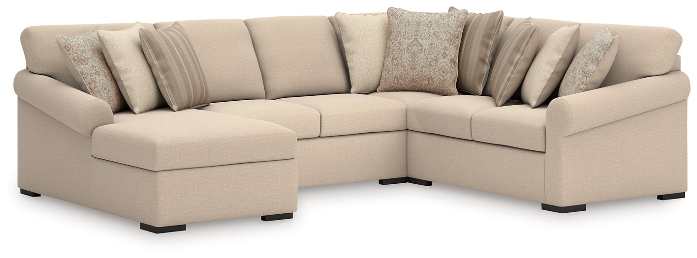 LadyMae Sectional with Chaise - Nick's Furniture (IL)