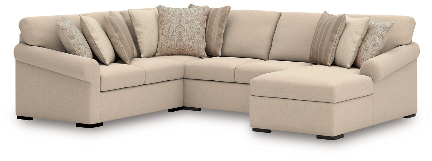 LadyMae Sectional with Chaise - Nick's Furniture (IL)
