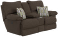 Lenny Power Lay Flat Reclining Console Loveseat - Nick's Furniture (IL)
