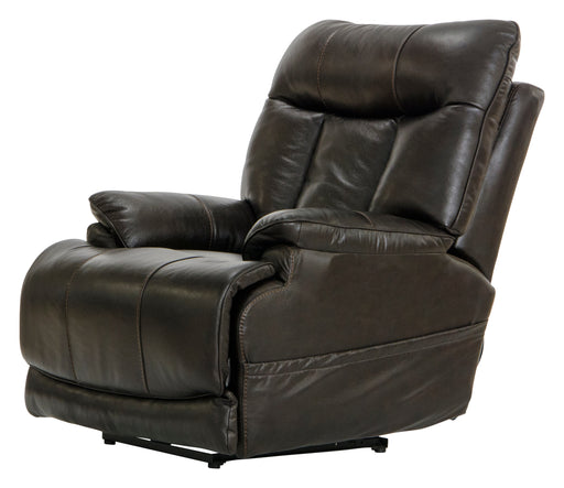 Naples Power Headrest Power Lay Flat Recliner w/Extended Ottoman - Nick's Furniture (IL)