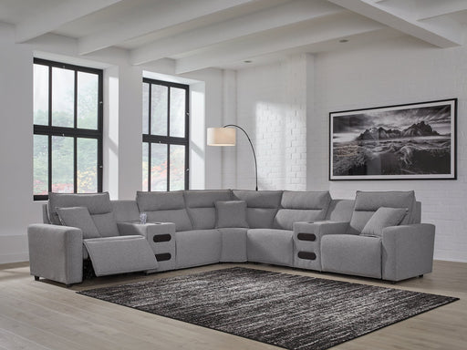 Modmax II Power Reclining Sectional with Audio Consoles - Nick's Furniture (IL)