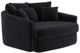 Matty Round Accent Cuddle Chaise - Nick's Furniture (IL)
