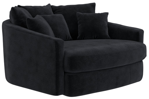 Matty Round Accent Cuddle Chaise - Nick's Furniture (IL)