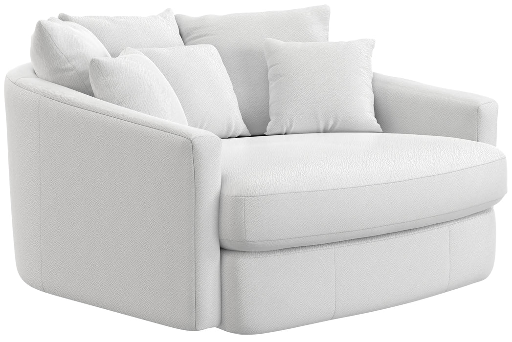 Matty Round Accent Cuddle Chaise - Nick's Furniture (IL)