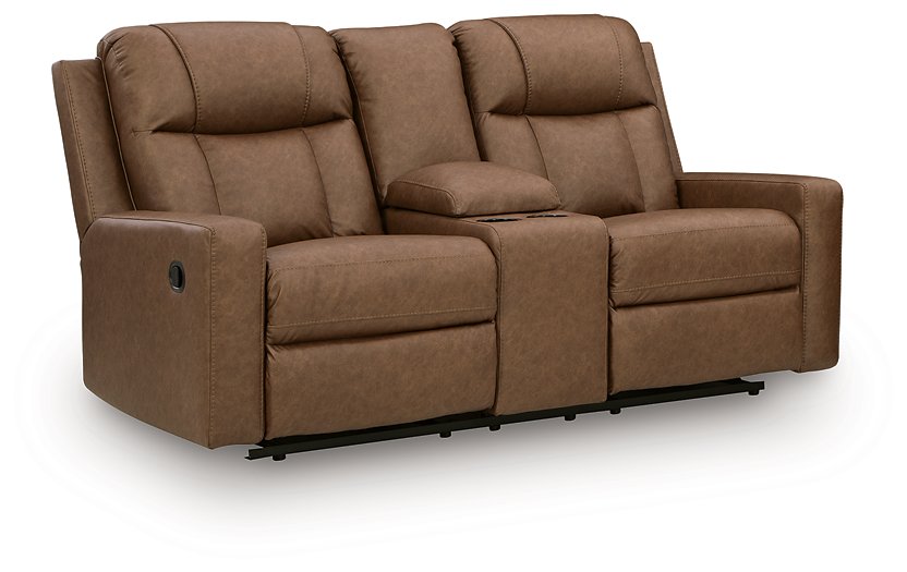 Mackmenville Reclining Loveseat with Console - Nick's Furniture (IL)