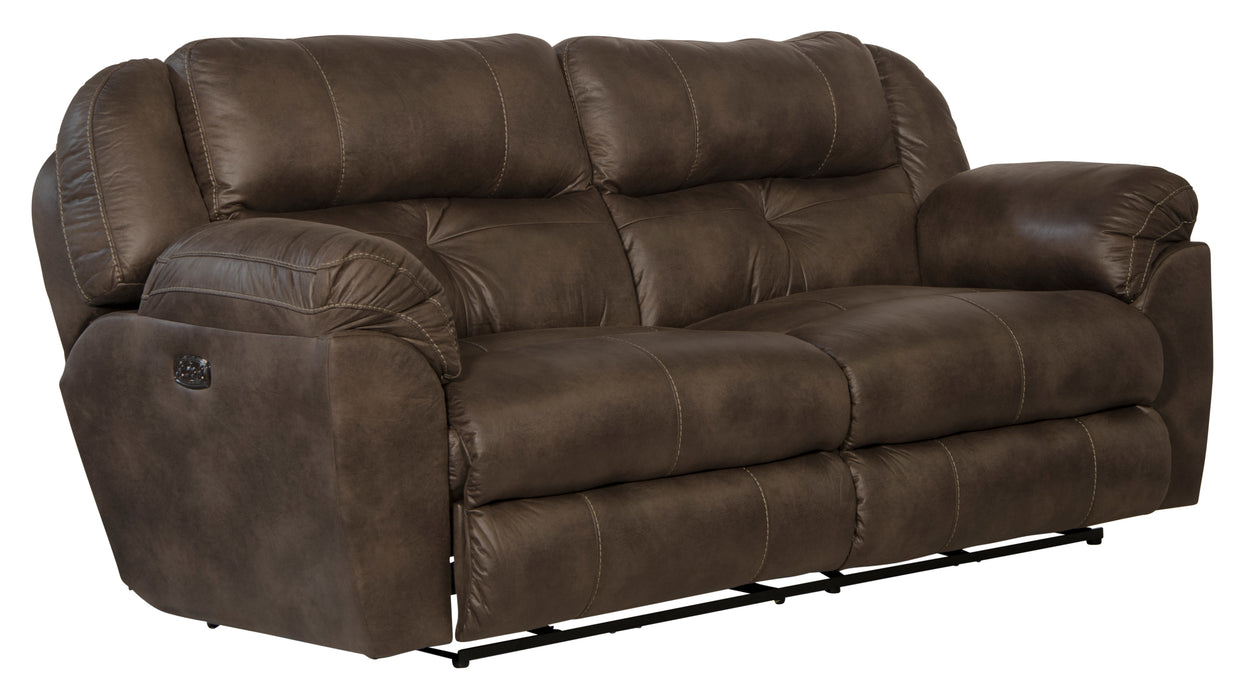 Ferrington Power Headrest w/ Lumbar Power Lay Flat Reclining Sofa - Nick's Furniture (IL)