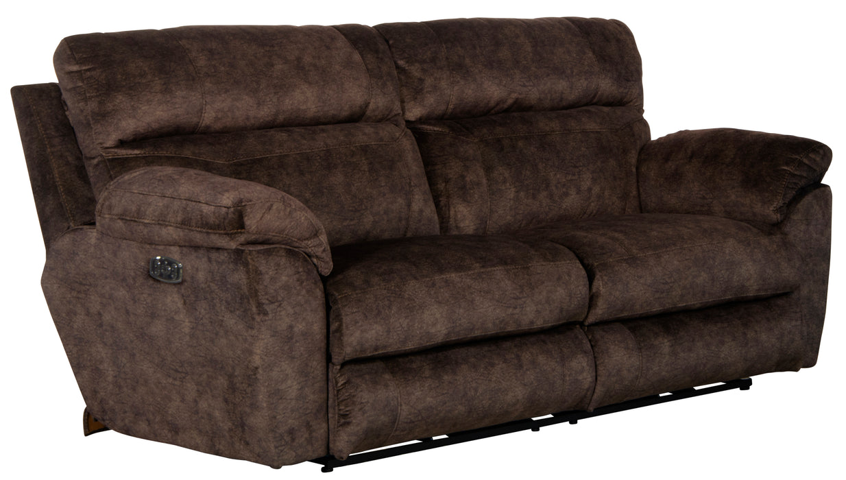 Sedona Pwr Hdrst w/Lumbar Lay Flt Rcl Cnsl Loveseat w/Stg & Cphldrs - Nick's Furniture (IL)