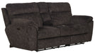 Sedona Pwr Hdrst w/Lumbar Lay Flt Rcl Cnsl Loveseat w/Stg & Cphldrs - Nick's Furniture (IL)