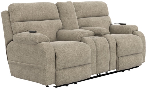 Regenerator Dual Lift Power Headrest Console Loveseat w/CR3 Heat/Massage/Lumbar/Zero Gravity - Nick's Furniture (IL)