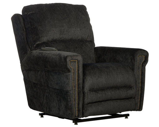 Warner Power Headrest w/Lumbar Power Lay Flat Recliner - Nick's Furniture (IL)
