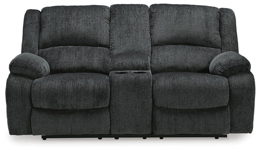 Draycoll Reclining Loveseat with Console - Nick's Furniture (IL)