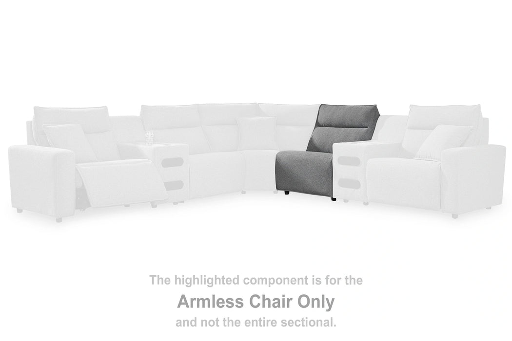 Modmax II Power Reclining Sectional with Chaise and Consoles