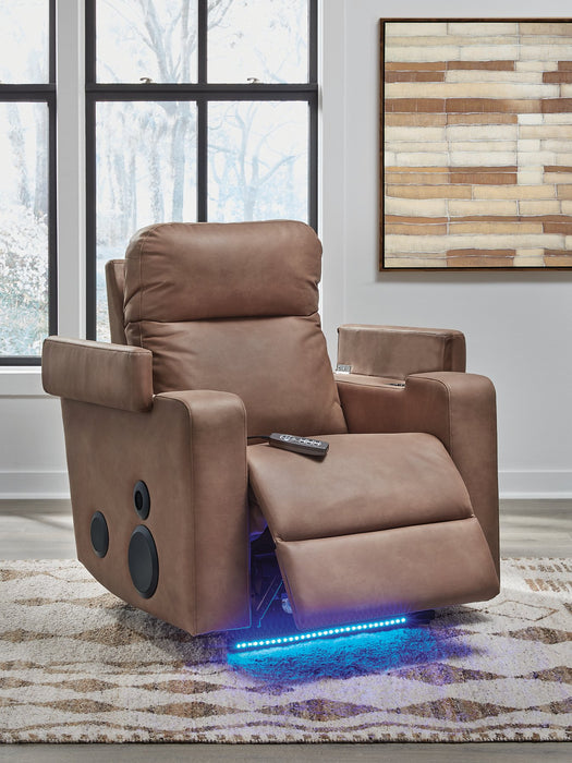 Lorrenton Power Glider Recliner with Audio System - Nick's Furniture (IL)