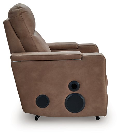 Lorrenton Power Glider Recliner with Audio System - Nick's Furniture (IL)