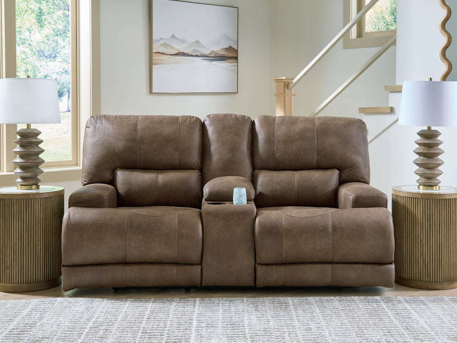 Beckley Place Power Reclining Loveseat with Console