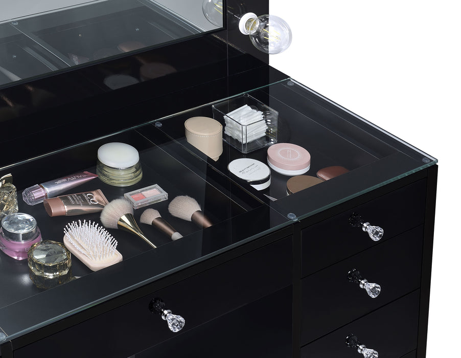 Acena Makeup Vanity Table with LED Mirror
