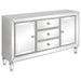 Leticia 3-drawer Accent Cabinet Silver image