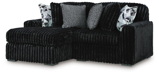 Midnight-Madness Sectional with Chaise - Nick's Furniture (IL)