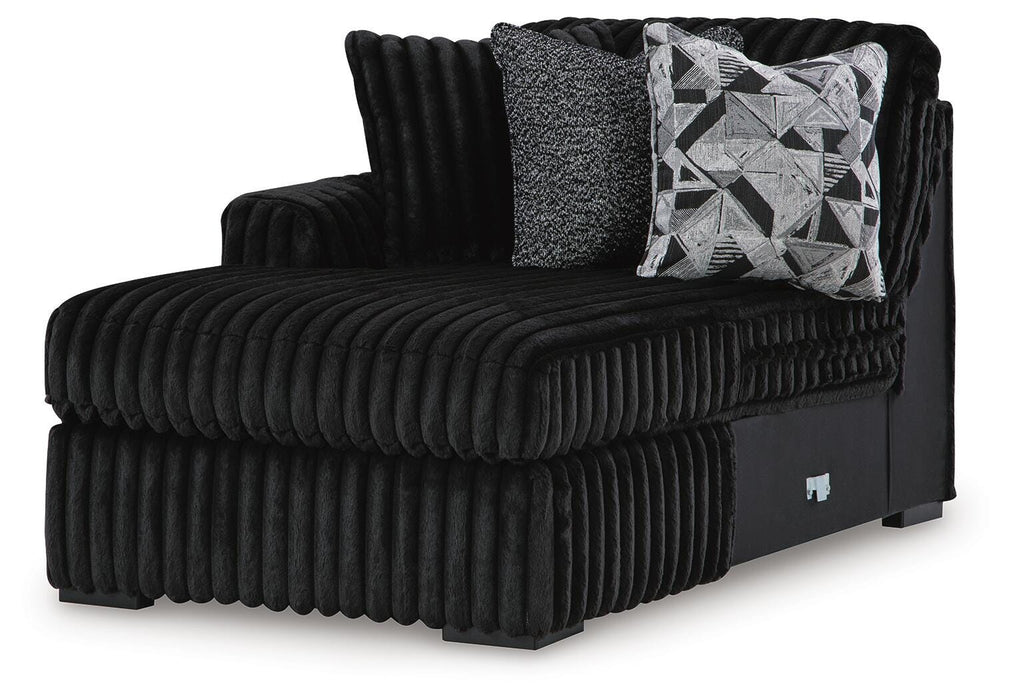 Midnight-Madness Sectional with Chaise - Nick's Furniture (IL)