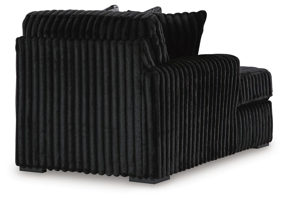Midnight-Madness Sectional with Chaise - Nick's Furniture (IL)