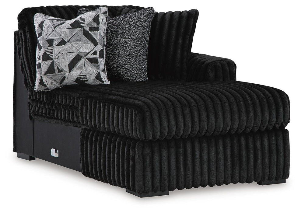 Midnight-Madness Sectional with Chaise - Nick's Furniture (IL)