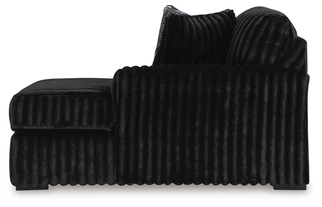 Midnight-Madness Sectional with Chaise - Nick's Furniture (IL)