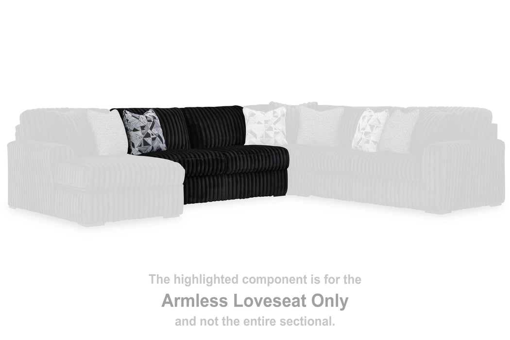 Midnight-Madness Sectional with Chaise - Nick's Furniture (IL)