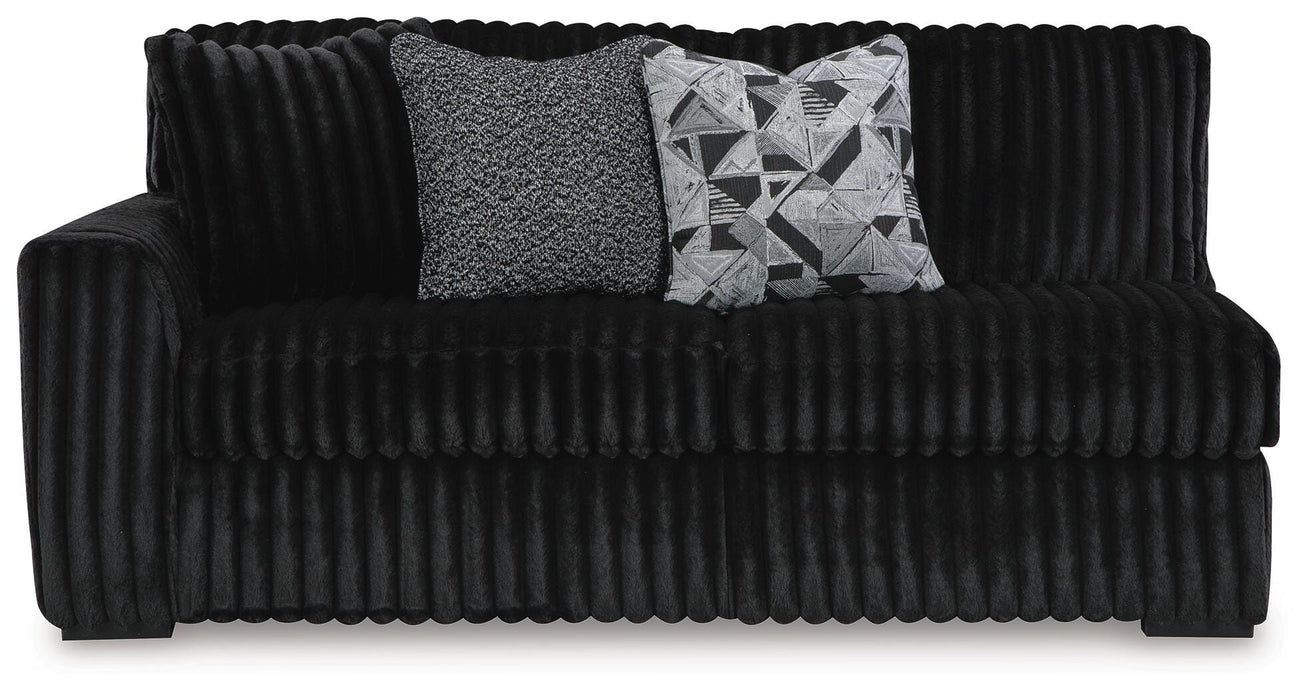 Midnight-Madness Sectional with Chaise - Nick's Furniture (IL)