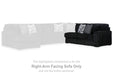 Midnight-Madness Sectional with Chaise - Nick's Furniture (IL)