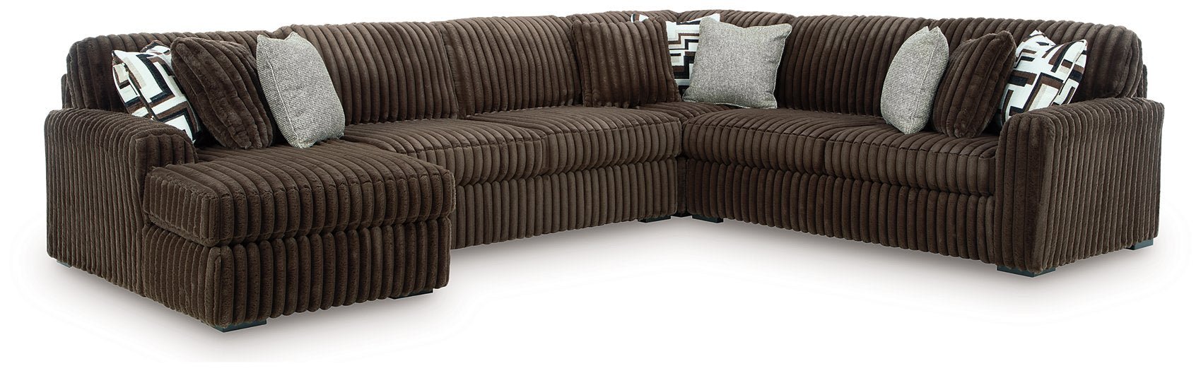 Midnight-Madness Sectional with Chaise - Nick's Furniture (IL)