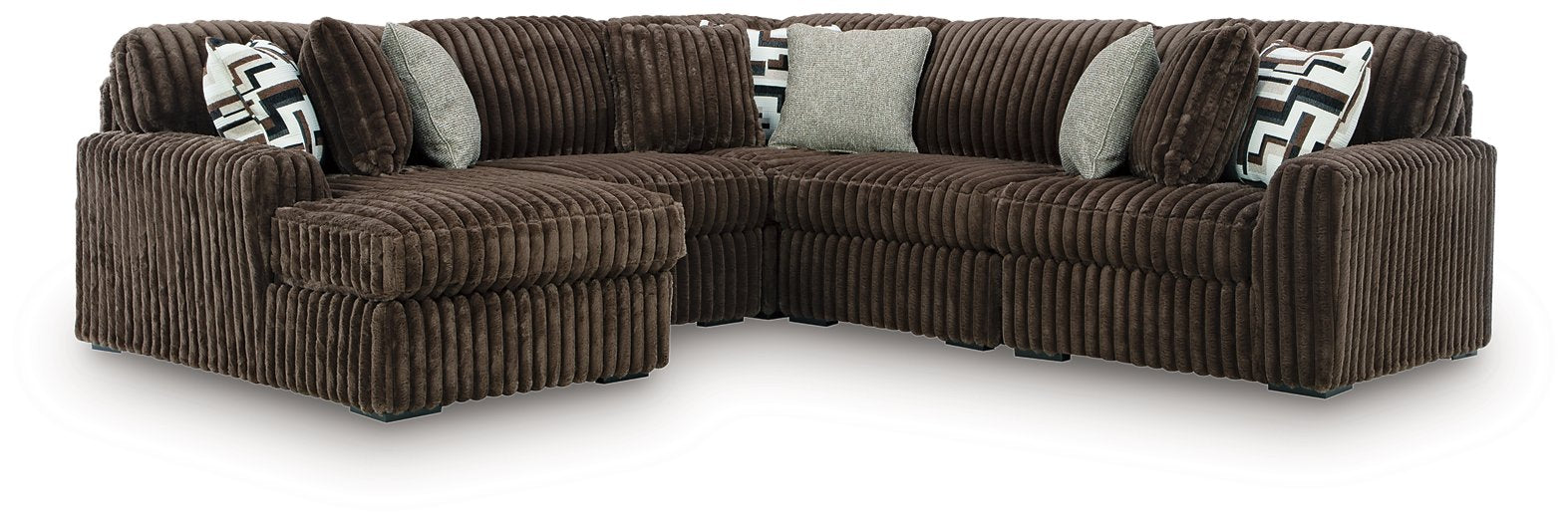 Midnight-Madness Sectional with Chaise - Nick's Furniture (IL)