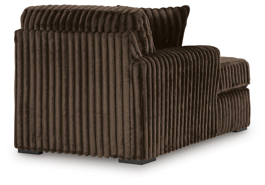 Midnight-Madness Sectional with Chaise - Nick's Furniture (IL)