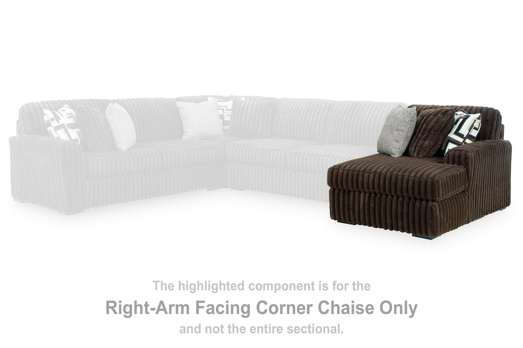 Midnight-Madness Sectional with Chaise - Nick's Furniture (IL)