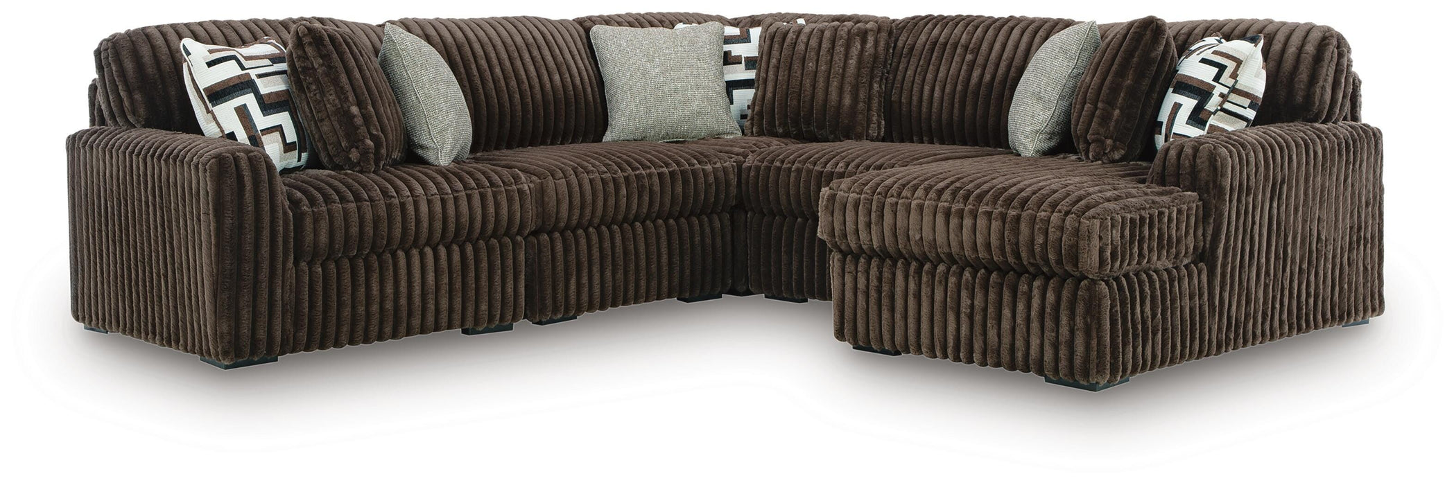 Midnight-Madness Sectional with Chaise - Nick's Furniture (IL)