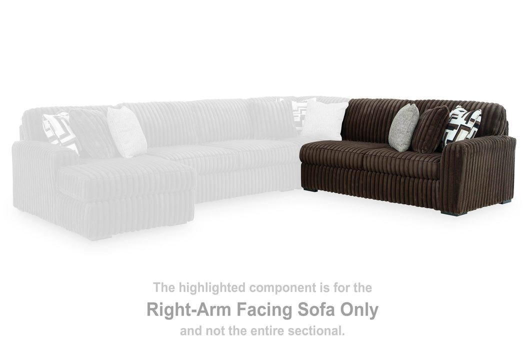 Midnight-Madness Sectional with Chaise - Nick's Furniture (IL)