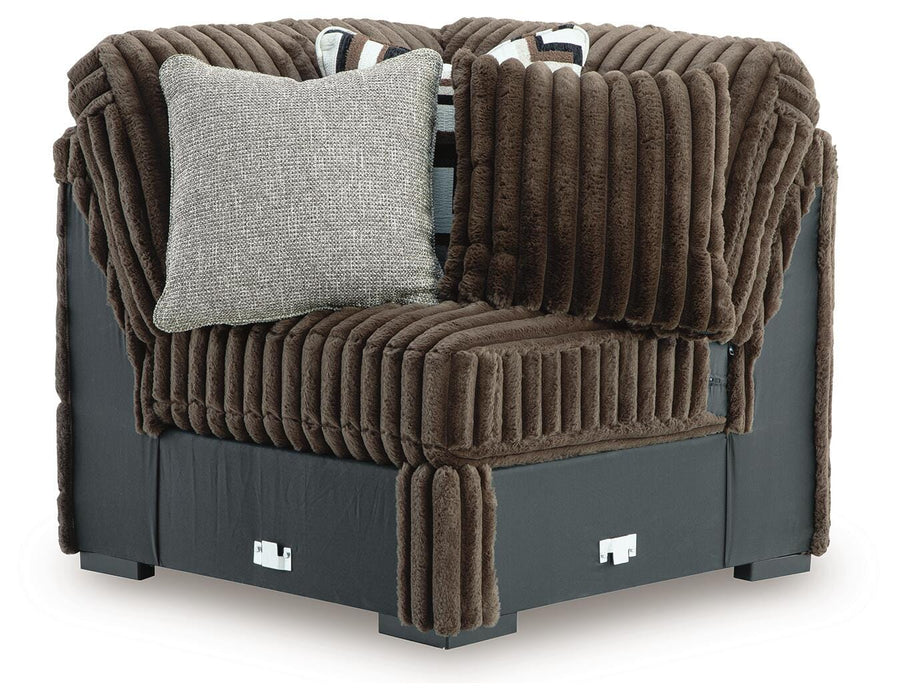Midnight-Madness Sectional with Chaise - Nick's Furniture (IL)