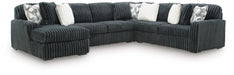 Midnight-Madness Sectional with Chaise - Nick's Furniture (IL)