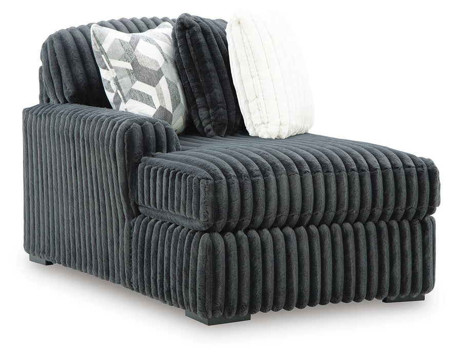 Midnight-Madness Sectional with Chaise - Nick's Furniture (IL)