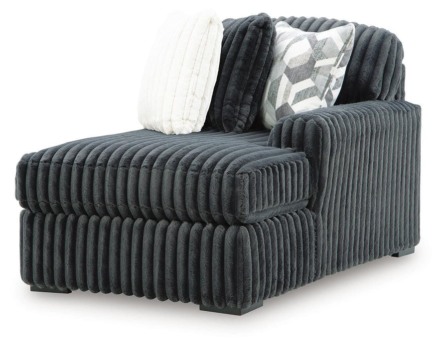 Midnight-Madness Sectional with Chaise - Nick's Furniture (IL)