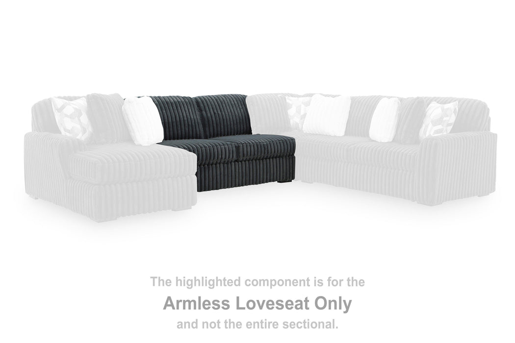 Midnight-Madness Sectional with Chaise - Nick's Furniture (IL)