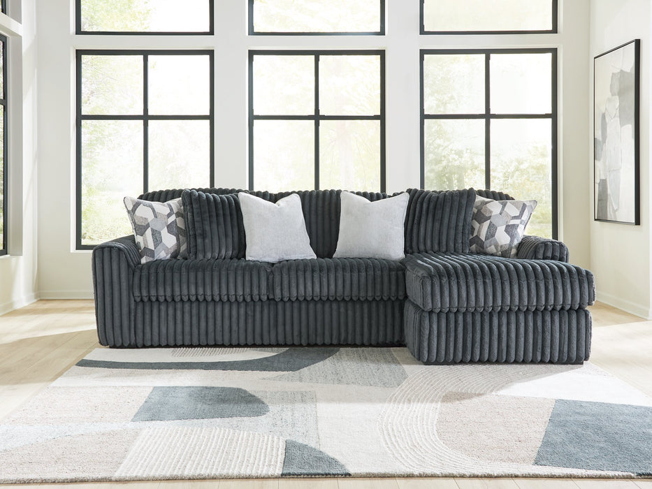 Midnight-Madness Sectional Sofa with Chaise - Nick's Furniture (IL)